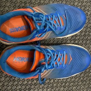 Hoka,running, Clifton, man, comfortable size 8 sneakers